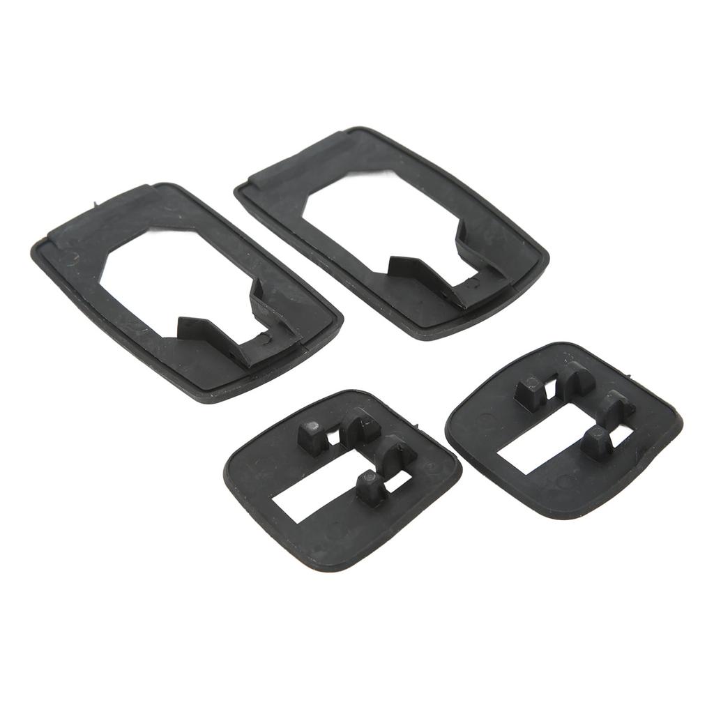 4Pcs Door Handle Seal Set Front Rear Left Right Rubber Black Easy To Install for III 3 Car