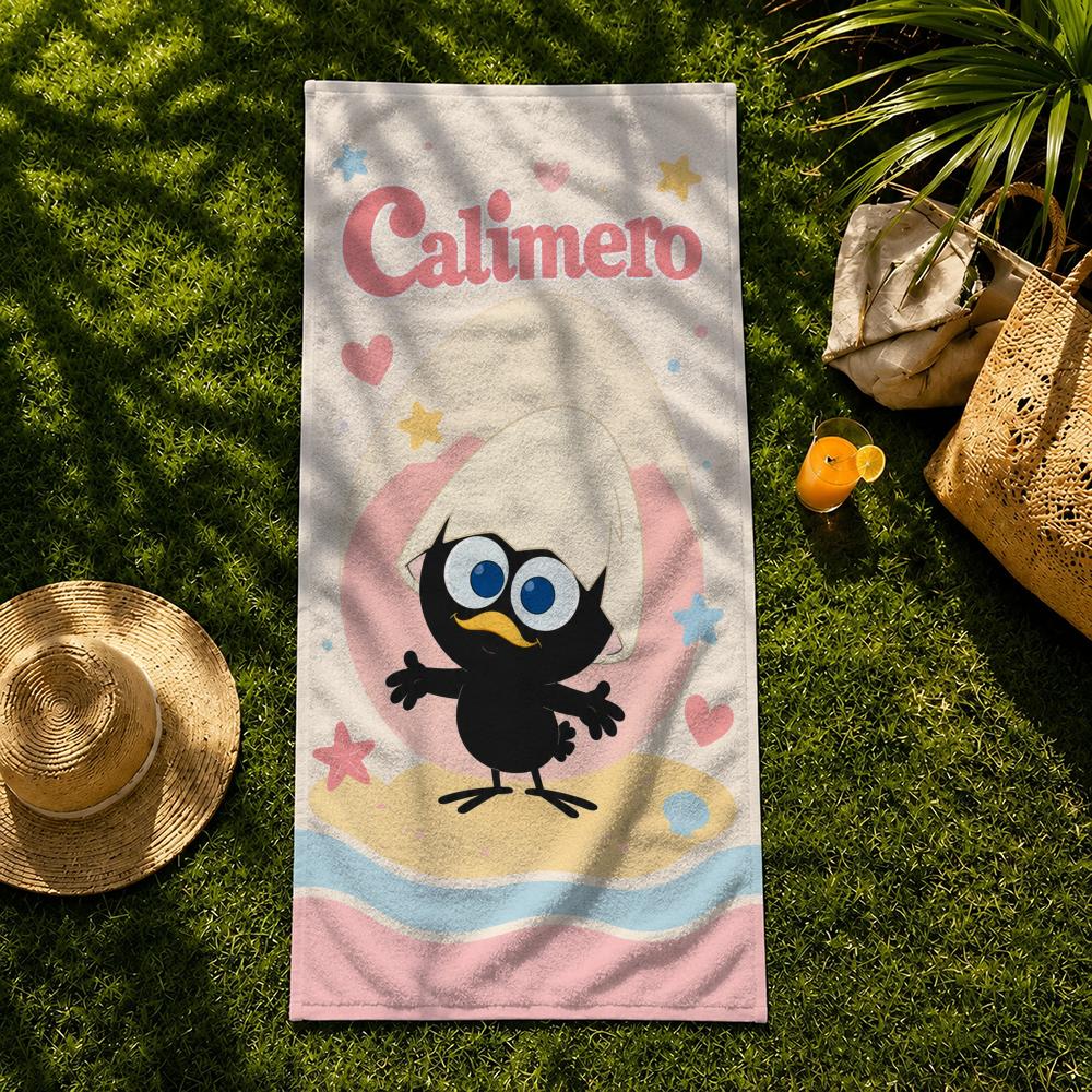 Cartoon C-Calimero Towel Towel beach towel, quick drying absorbent bath towel for Swim,Gym,Camping,Outdoor hot