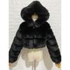 New European & American Short Faux Fur Coat