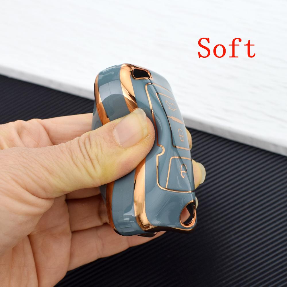 Folding TPU Remote Car Key Case Cover for Geely Emgrand EU 7 EC7 EC715 EC718 EC7-RV EC715 EC718-RV GC5 GC6 EC8 SL