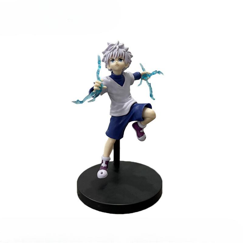 HUNTER×HUNTER Killua Zoldyck GON FREECSS Anime Figure Desktop Decoration Collectible Model Doll Toys Gifts