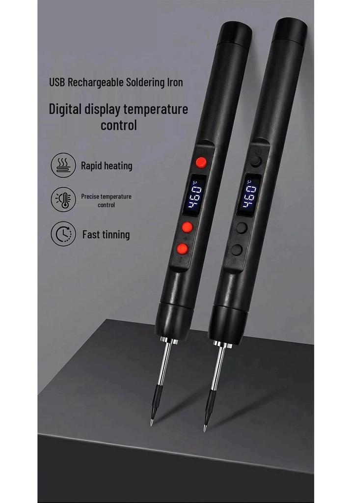 Portable USB Wireless Lithium Battery Soldering Iron - Compact and Convenient Repair Tool