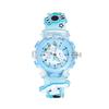 Silicone Cartoon Watch, Student Children'S Watch Luminous Light Luminous Light Watch Watch Supply