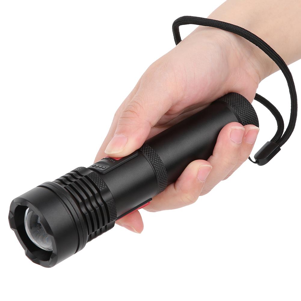 XHP50 USB Rechargeable Torch Portable Flashlight Outdoor Camping Fishing Flashlight