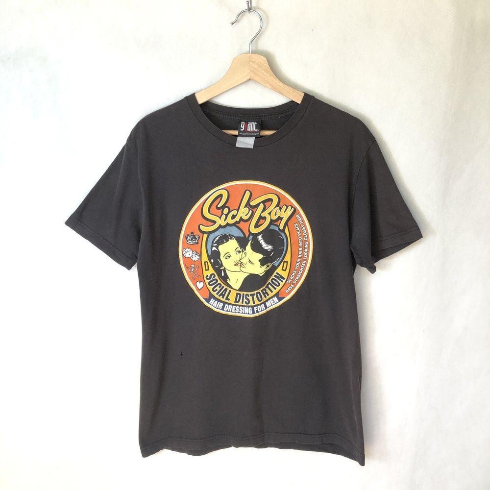 Social Distortion Sick Boy 90 s Black Short Sleeve Unisex Tshirt S-5XL KH12307 XL