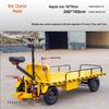 Electric 1-Ton Flatbed Cart for Orchard, Greenhouse, and Construction Cargo Transport
