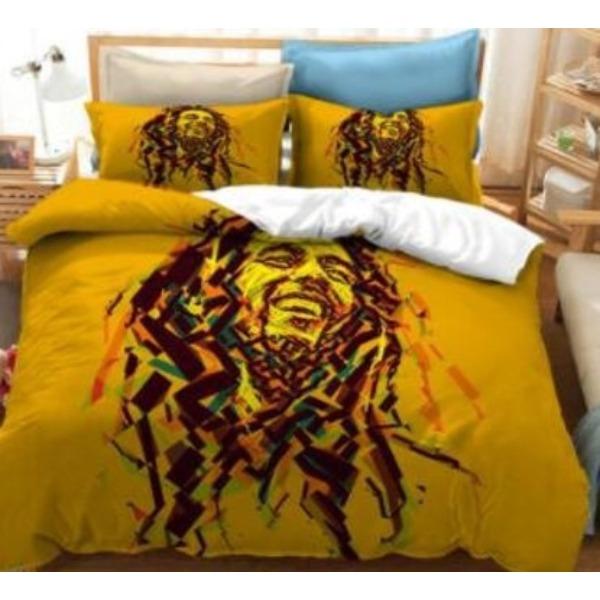 Bedding Kit, Male Star Series Size Three-Piece Quilt Cover