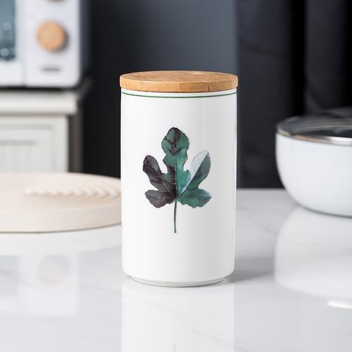 Food Grade Sealed Jar Ceramic Storage Jar Household Kitchen Grains Storage Jar Nut Tea Coffee Storage Box/collection Utensils