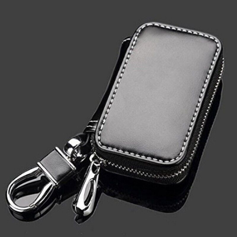 Real Leather Auto Key Case Bag Remote Key Fob Cover Car Accessories Unisex Genuine Leather Car Key
