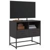 Vidaxl Szafka Pod Telewizor, Czarna, 68X39X60,5 Cm, Stalowa