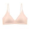 Kang Hou Original Thin Strap French Style Deep V Triangle Bra for Small Chests - Comfortable, Light Summer Wear