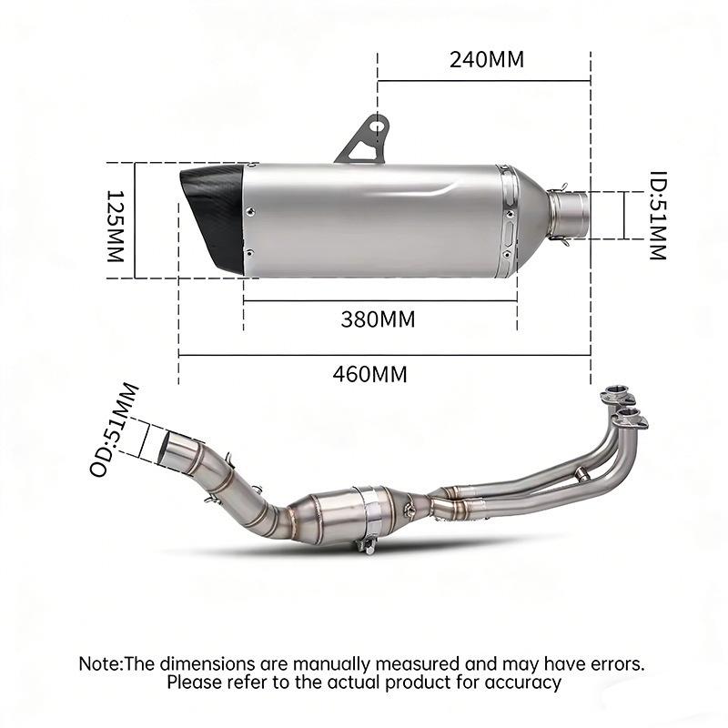 TMAX530/560 Exhaust: Front and AK Tail Section for Ages 18-25