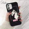 Traurige japanische Anime-ästhetische Telefonhülle für iPhone 11 12 13 14 Pro Max Mini X XR XS SE 2020 6S 7 8 Plus Galaxy S21 S22 Shell