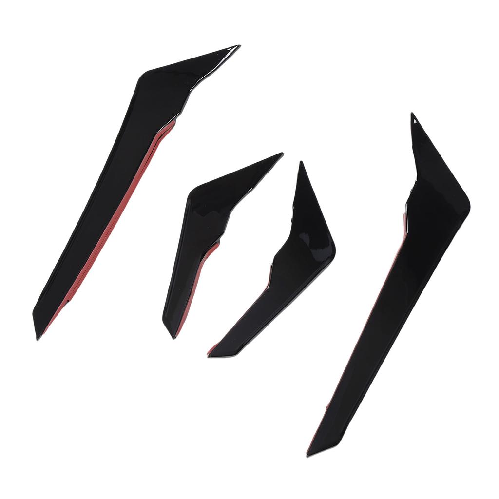 1 P  Front Bumper Side Spoiler Aerodynamic Left Right Front Bumper Side   Vent Trim Fin Decor Replacement For FY   2021-2024