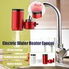 220V AC Instant Electric Faucet Water Heater Tankless Water Heating Kitchen Faucet Digital Display 3000W