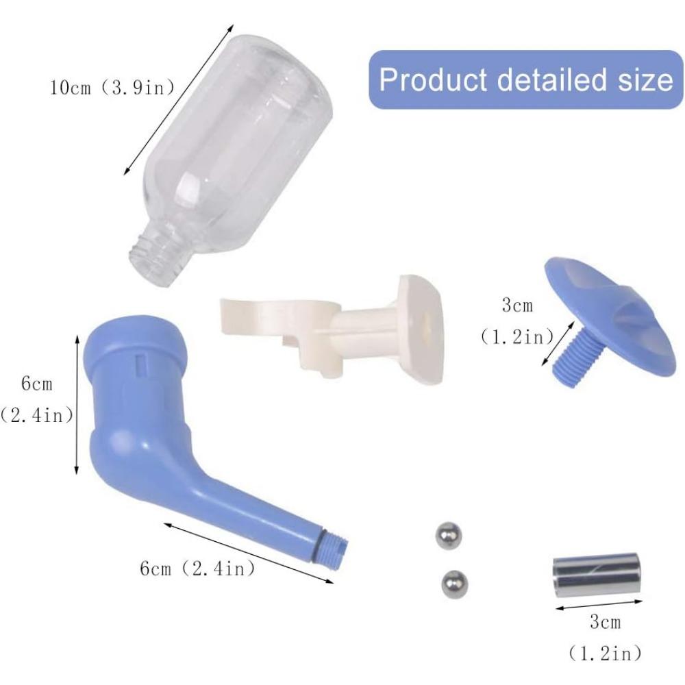 Sticlă Dispenser Apă Animale de Companie Hamster Cușcă Hrănitor Agățat Cap Apă Inox pentru Câine Pisică Iepure Sticlă Set Hrănire Apă