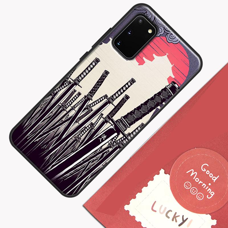 Japan Samurai Ninja Ronin Phone Case For Samsung Galaxy S25 S26 Ultra S20 S21 S22 S23 S24 Plus S9 S10 S25 FE Cover Shell