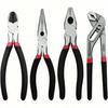 4 Pack 8 Inch Multi Tool Pliers, Cr-V Combination Pliers Set, Including Groove Joint Plier, Diagonal Cutting Plier, Needle Nose Plier, Linesman Plier