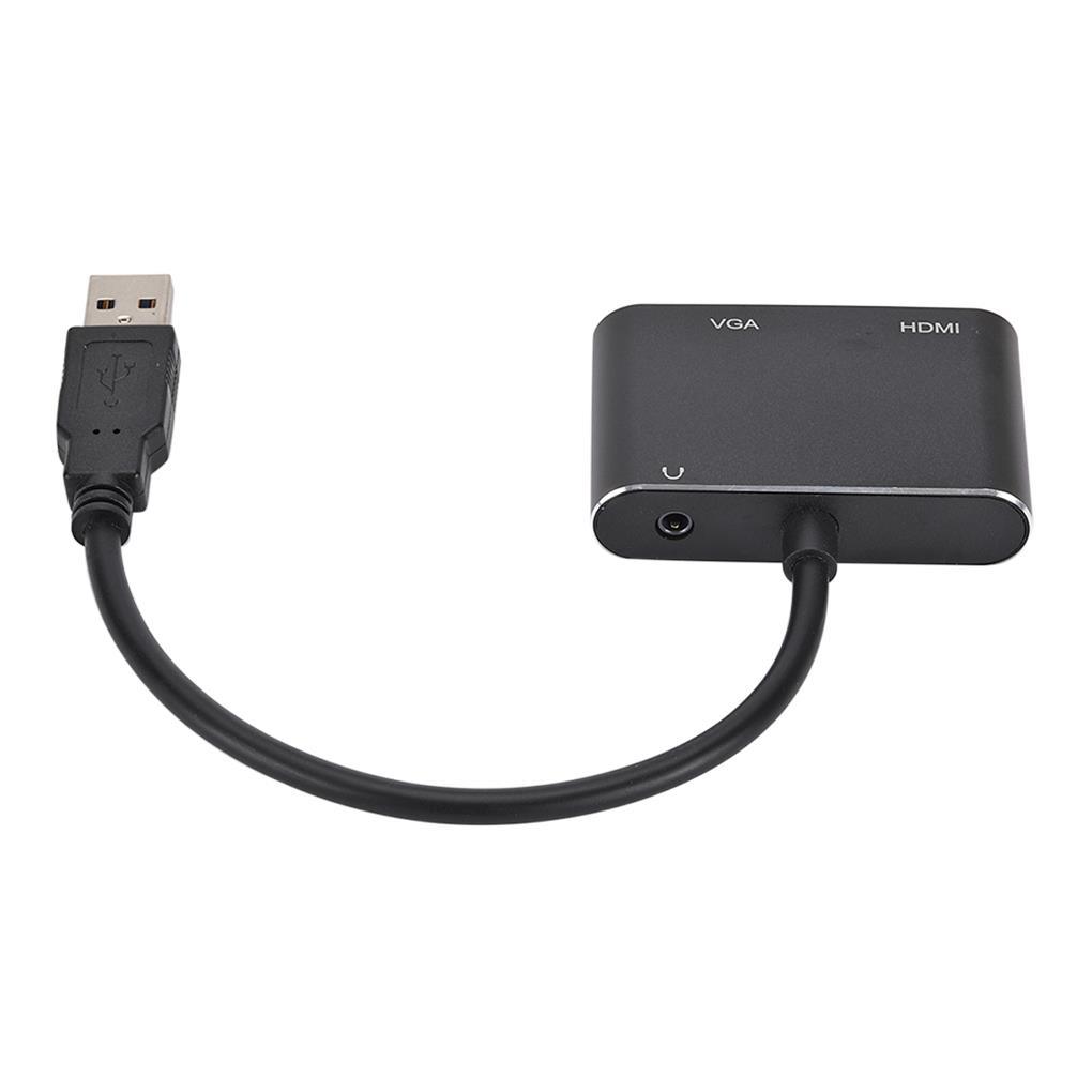 Video Adapter High-Speed 2-in-1 Definition Cord Converter Cable Dual-Output Multi-Display Adapters Parts Projection Laptop