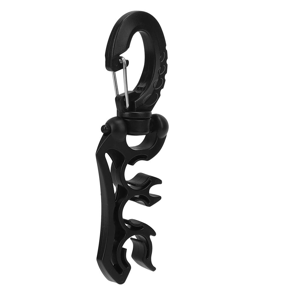 PVC Diving Second Head Quick Release Buckle Breathing Regulator Pipe Clip Fixed Hook