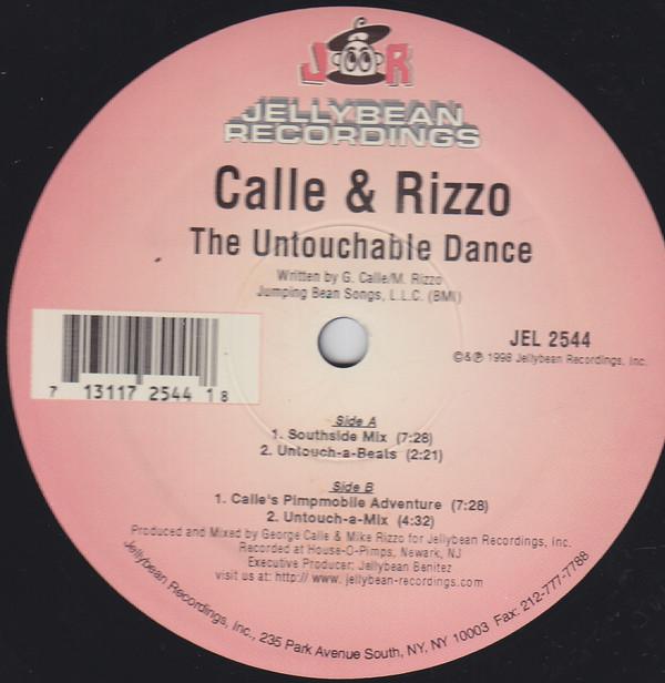 

12inch Record CALLE RIZZO Untouchable Dance JEL2544 Jellybean Recor 1998 US Dance Electronica Used