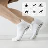 Yoga Socken, Herren Anti-Rutsch Professionelle Nahtlose Kurze Baumwollsocken, Anti-Geruchs Key Body Pilates Sporttraining Indoor Bodensocken