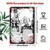 Tin Sign Vintage Style   Metal Poster Bad Boy Graffiti Street Art Design PreDrilled Waterproof Weather Resistant Retro Wall