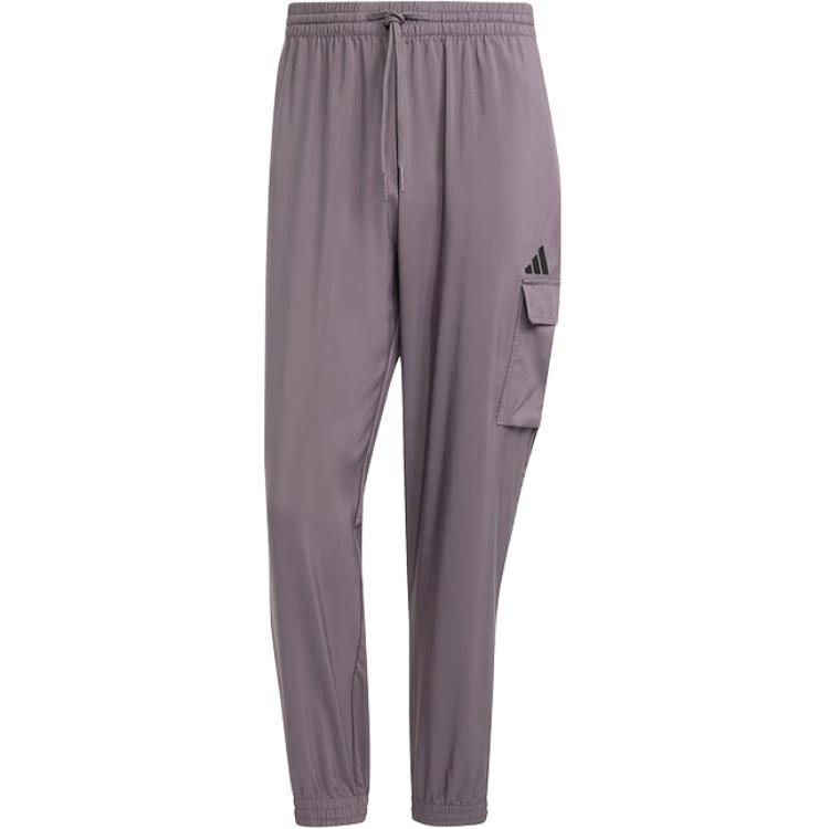 adidas Essentials Small Logo Cargo Pants Asia Sizing Purple Men s JD1822 L