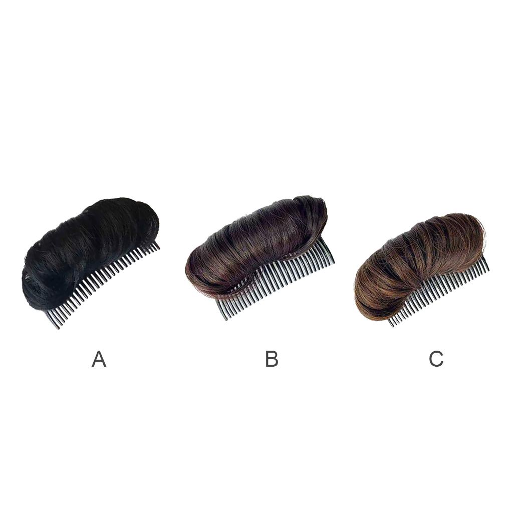 Hair Pad Fashion Decor Accessory Realistic Girl Headdress Prop Extension Accessories Invisible Women Wig Cushion Ornament