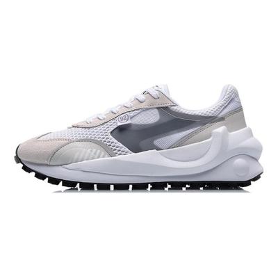 Li Ning Comfortable Mesh, Textile Cushioning Slip Resistant Abrasion Resistant Breathable Lightweight Low Top AGCR034-1