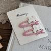 Cartoon Embroidery Children's Hairpin Cute Mushroom Girl Bangs Side Clip Hairpin Hair Clip Kids Hair Accessories Headwear