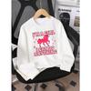European Sizes Kids' Casual Sweatshirt Printed Round Neck Pullover, I Am A Kid I Can Do Anything, Casual Comfortable