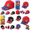 Super Mario Baseball Cap For Kids, Cartoon Duckbill Hat For Boys And Girls, Fashionable Sun Hat
