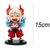 One Piece anime character laughing squatting Ace PVC cute doll Yamato car Q version trendy brand cartoon desktop ornaments