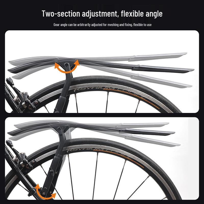 Lightweight Waterproof Road Bike Front & Rear Fender Set