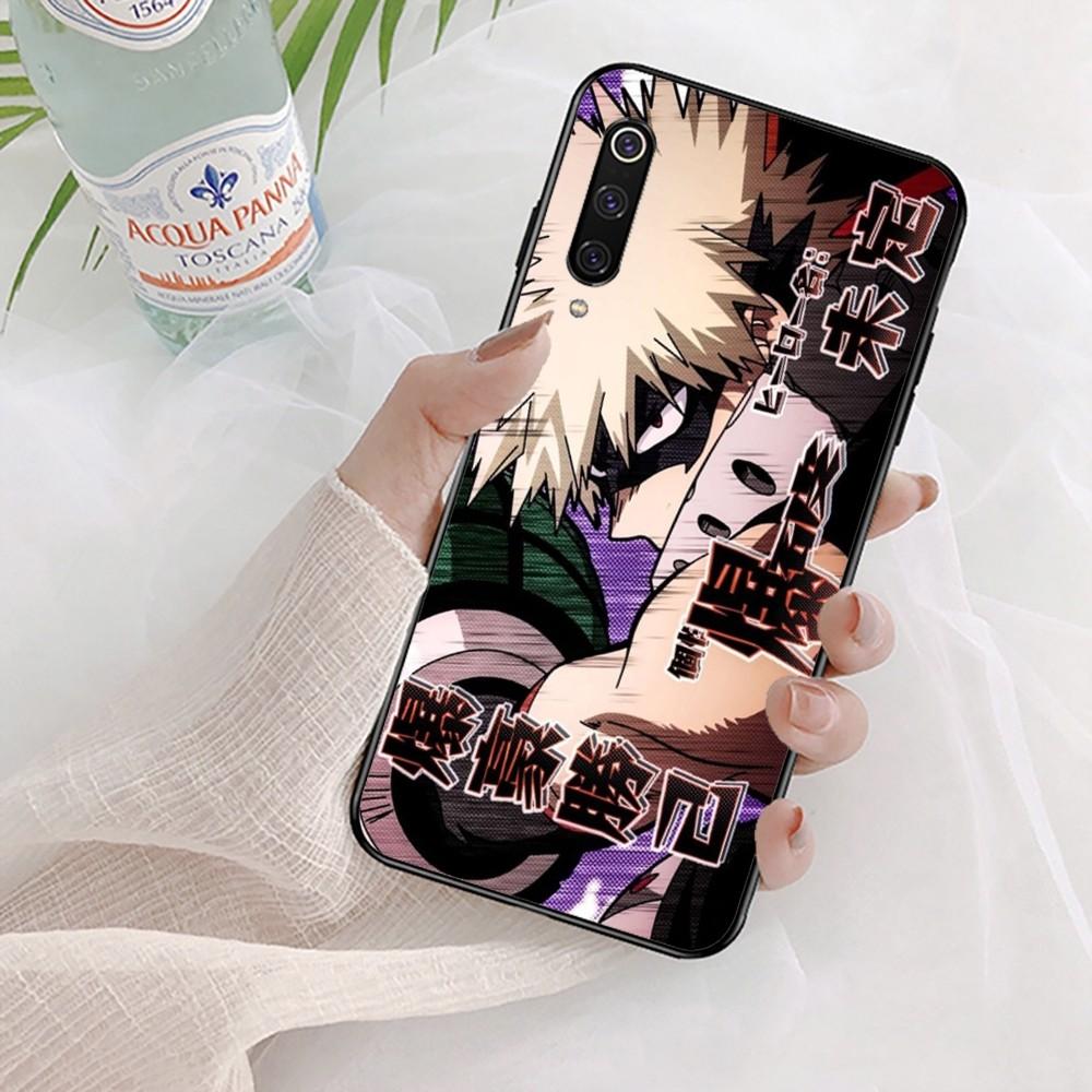 Anime B-Bakugo Katsuki  Phone Case For Xiaomi Mi 5X 8 9 10 11 12 lite pro 10T PocoX3pro PocoM3 Note 10 pro lite