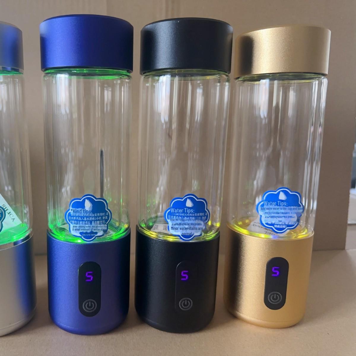 

Стакан воды с высокой концентрацией водорода 8000ppb: Ионная мембрана, малая молекула, поглощение водорода «три в одном». чёрный