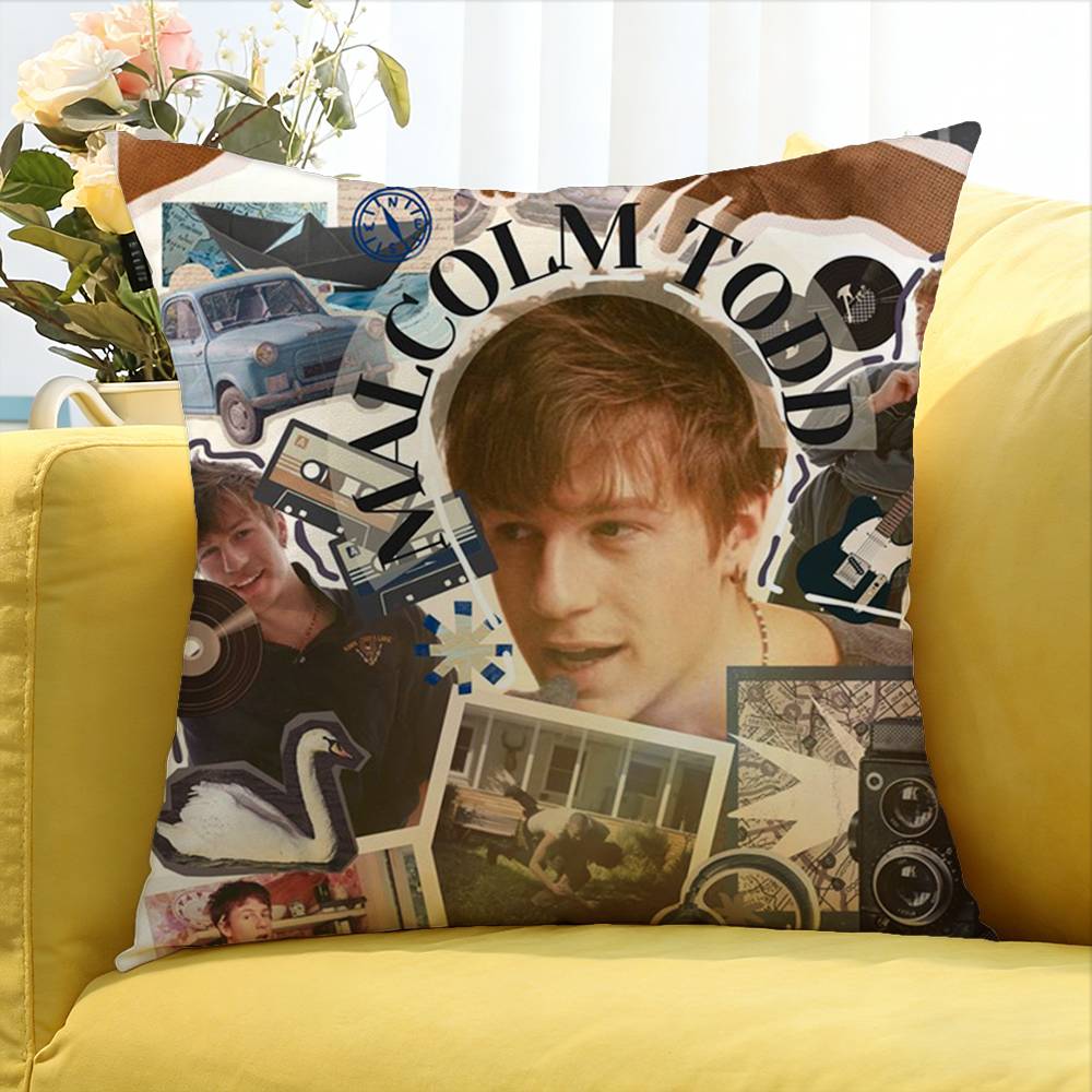 Singer Malcom Todd Various Sizes Square Pillow Case For Car Home Bedchamber Decor