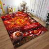 "Manchester United Logo Carpet with Soccer Design for Home Decor" Suitable for use as an anti-slip for living room bedroom sofas