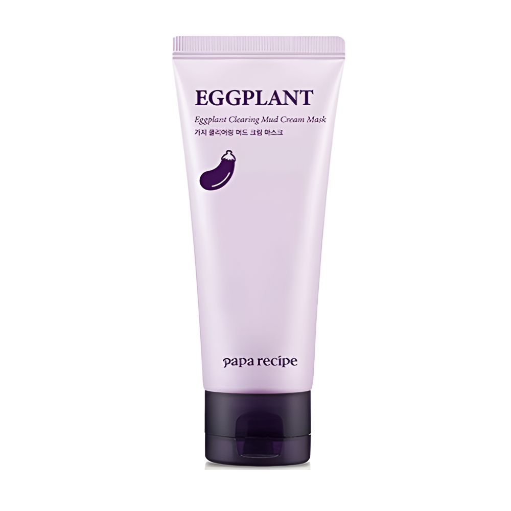 Papa Recipe Eggplant Clearing Mud Cream Mask 100ml Non-Drying Soothing Clay Mask