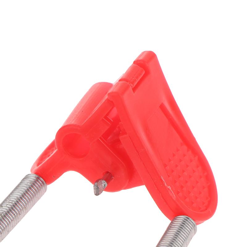 10Pcs Fishing Rod Tip Clips Plastic Fishing Bells Clips Night Fishing Fish Bite Bait Alarm Indicator Light With Dual Alert Bells