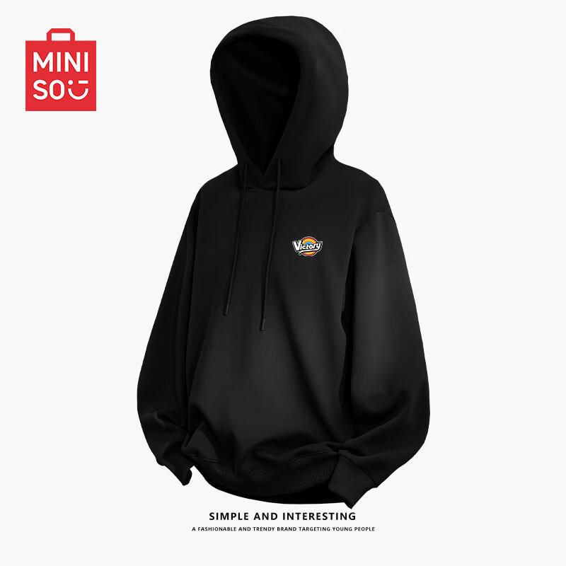 MINISO Men's Casual Oversize Hooded Sweatshirt