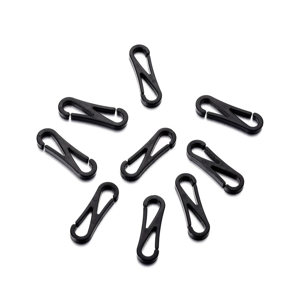 30Pcs Lanyard Hook Spring Backpack Clasp Keychain Buckle Outdoor Cap Rope Fastener Buckles Glasses Holder Strap Loop Accessories
