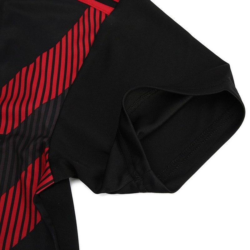 Adidas Letter Pattern Printed Training Short Sleeve Football Jersey Men jersey Black CW5824