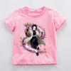 Kamado Nezuko Kochou Shinobu T Shirt for Girl Anime Demon Slayer Children Clothes Kids Short Sleeve Tees Summer Toddler  Tops