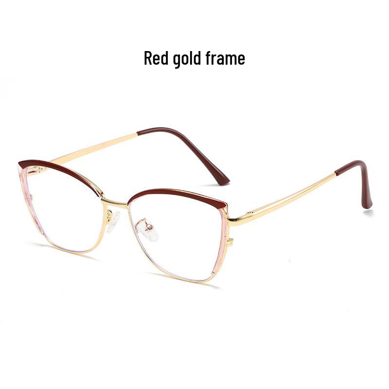 High-End Cat Eye Metal Glasses: Street Style Anti-Blue Light & Photochromic Optical Lenses