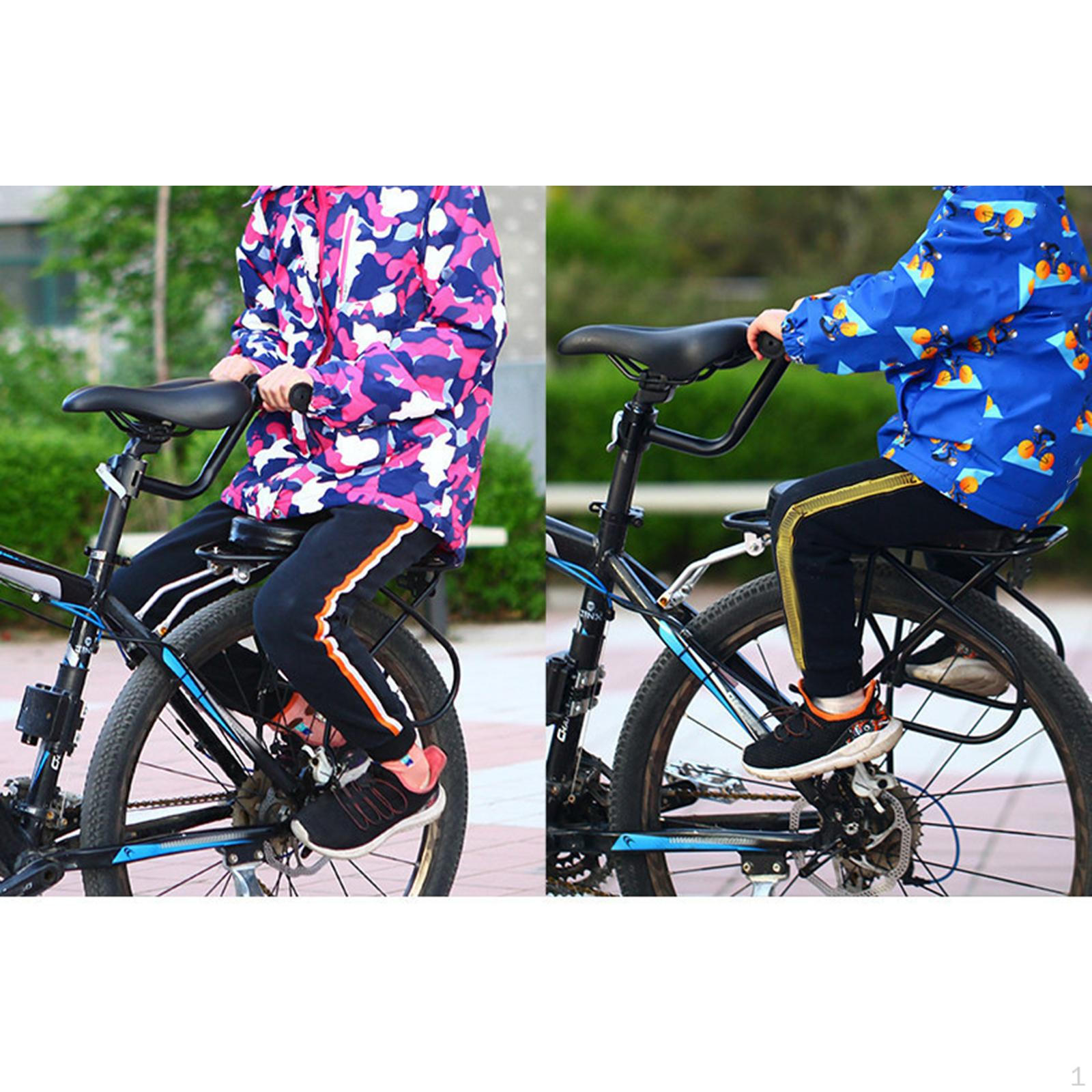 

Rear Seat Armrest Child Handlebar Easy Install Accessories Rest Portable Mountain Road Bike Quick Release Type