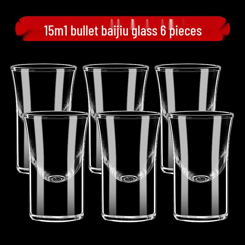 Kristall Baijiu Karaffe Set mit kleinen Luxus-Weingläsern