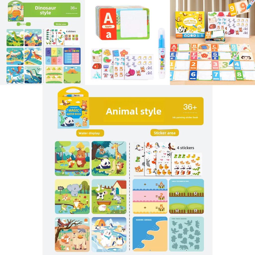 Water Painting Book For Kids With Ocean Animals Reusable Waterbased Art For Early Learning And Creativity