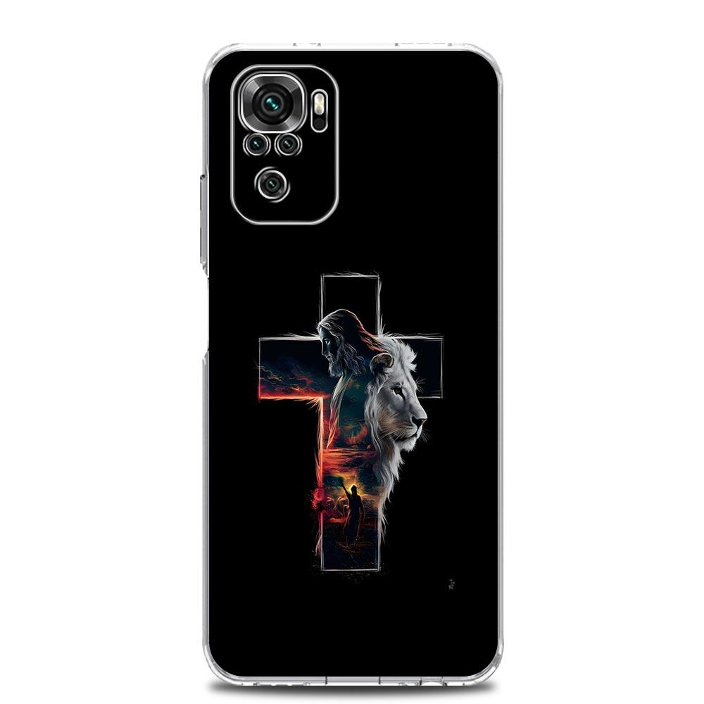Etui Na Telefon Dla Xiaomi Redmi Note 15 14 13 12 4G 10 11 Pro Plus 5G 14C 13C 12C 10C Miękkie Pokrowiec TPU Krzyż Jezusa Chrystusa Biblia